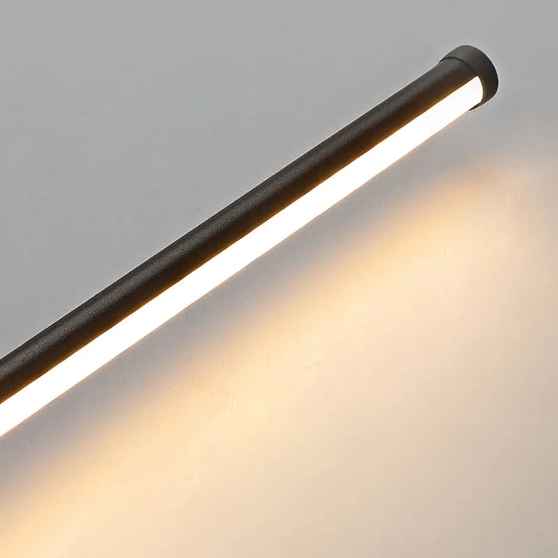 Ravel Minimalist Rotatable Linear Indoor Wall Lamp, Black-Relic Pieces