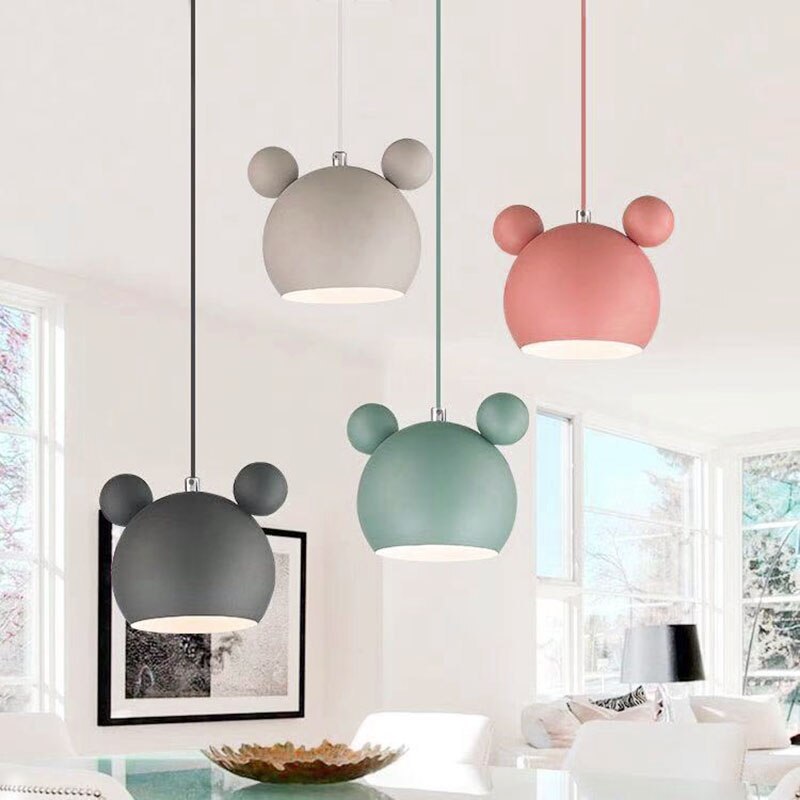 Jakerur Mouse Head Pendant Light, 5 Colour