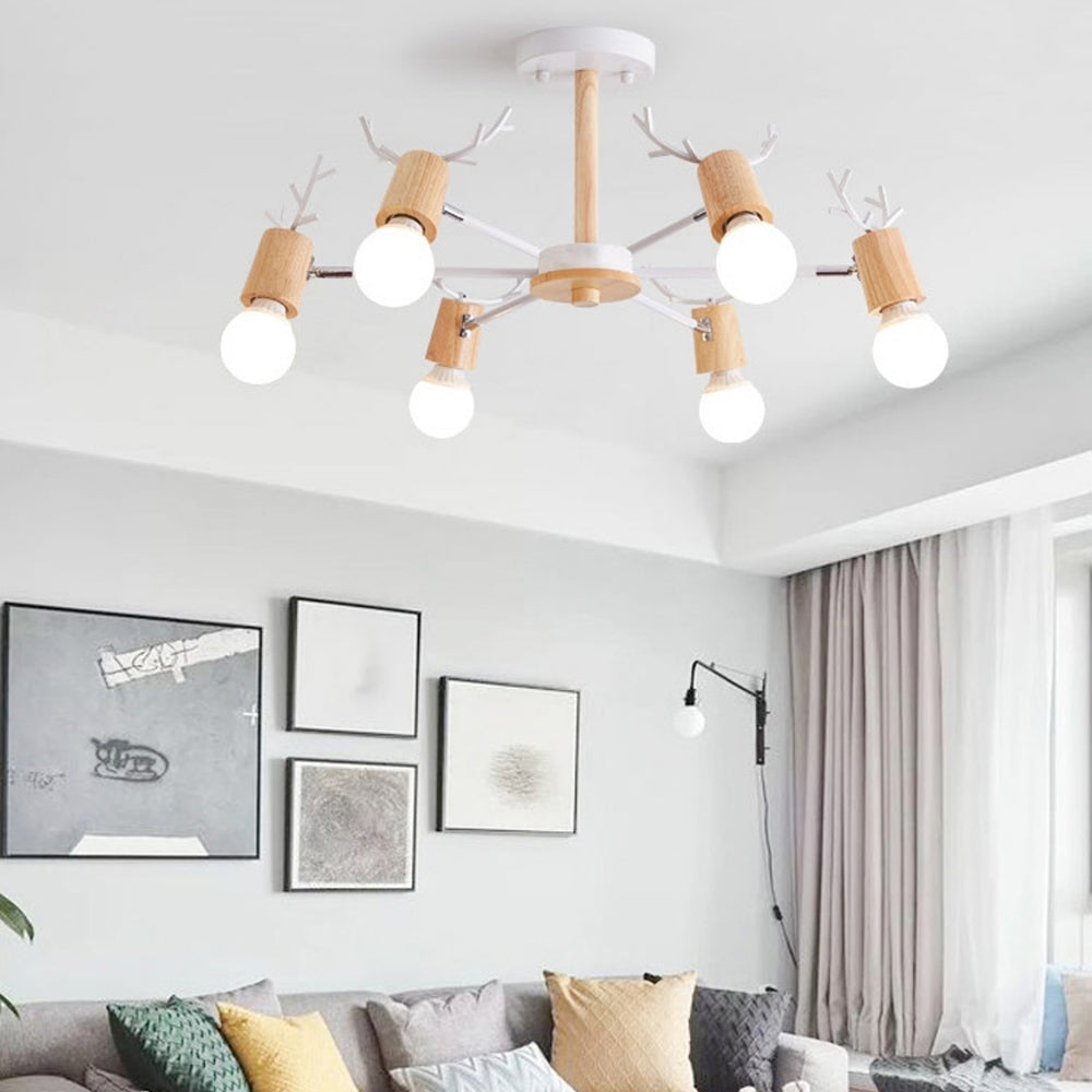 Netinik Deer Pendant Light, 7 Colour, 4 Style