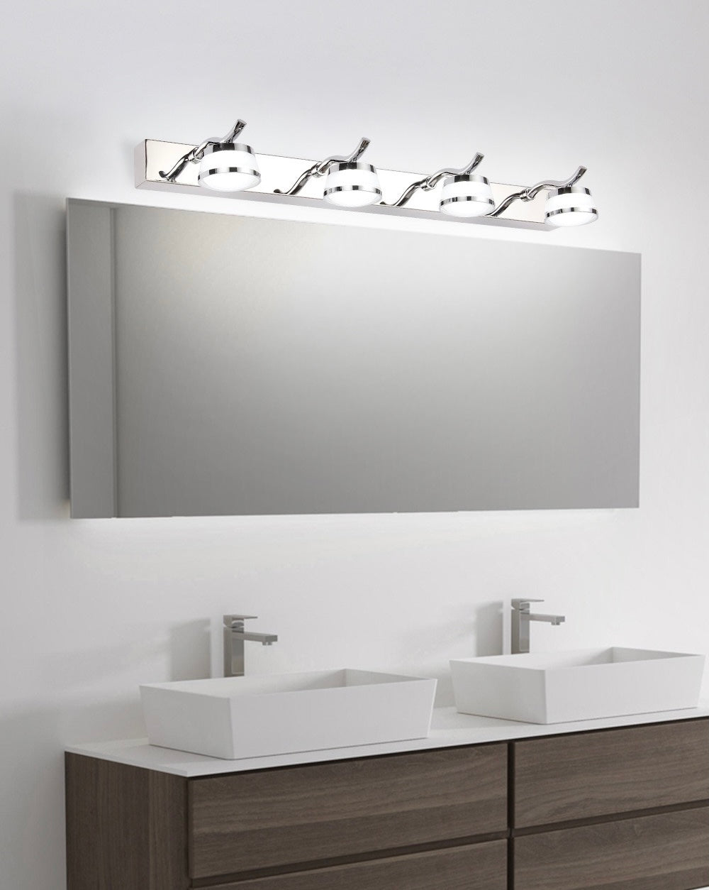 Ponoret Modern Globe Vanity Wall Lamp, Bedroom/Bathroom