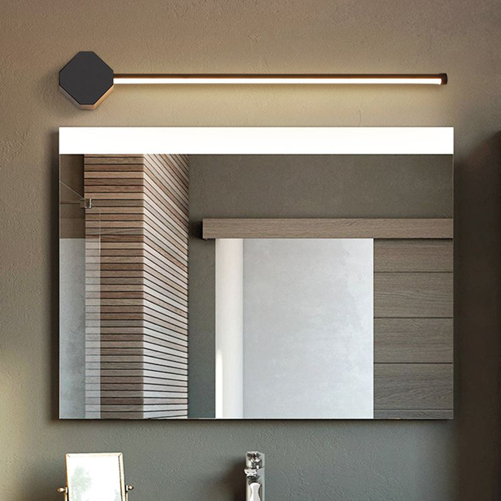 Tovilok Minimalist Square Linear Metal/ Wall Lamp, Black/White