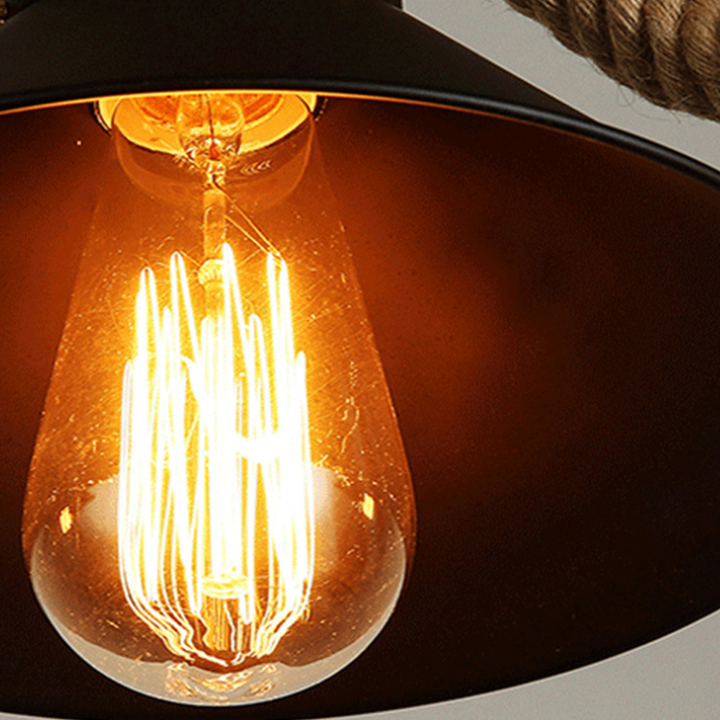 Mirikul Vintage LED Black Pendant Light Metal Dining Room/Cafe