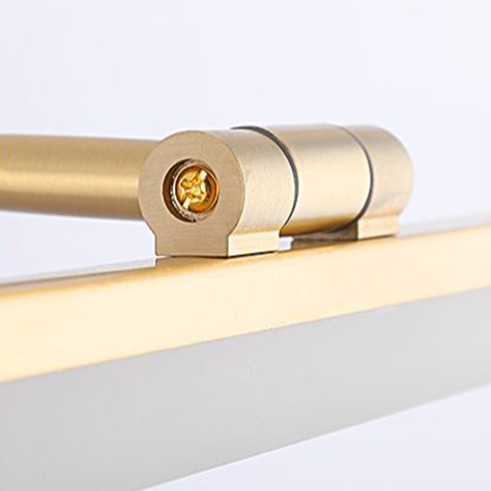 Ginovet Vintage Linear Metal/ Wall Lamp, Black/Gold