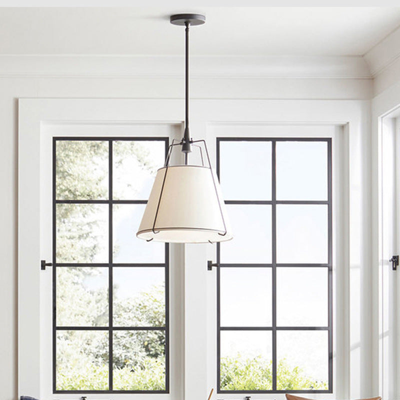 Sagedide Pendant Light Fabric Dinging Room Modern Conical