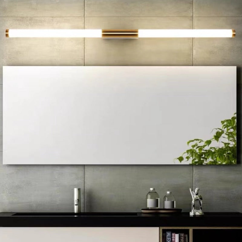 Aeri Minimalist Linear Wall Lamp, Gold-Relic Pieces