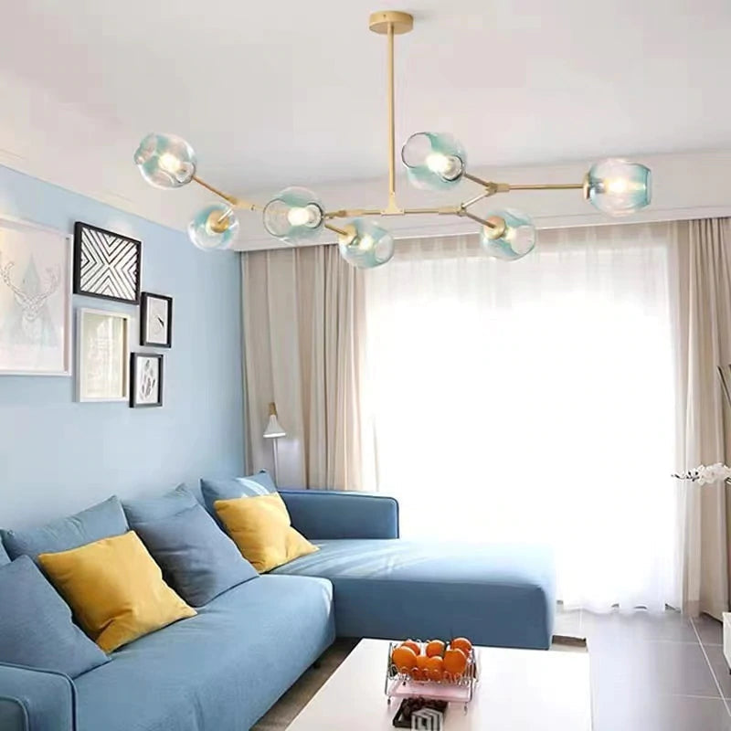 Zerin Nordic Modern Glass Pendant Light Clear Bubble-Relic Pieces