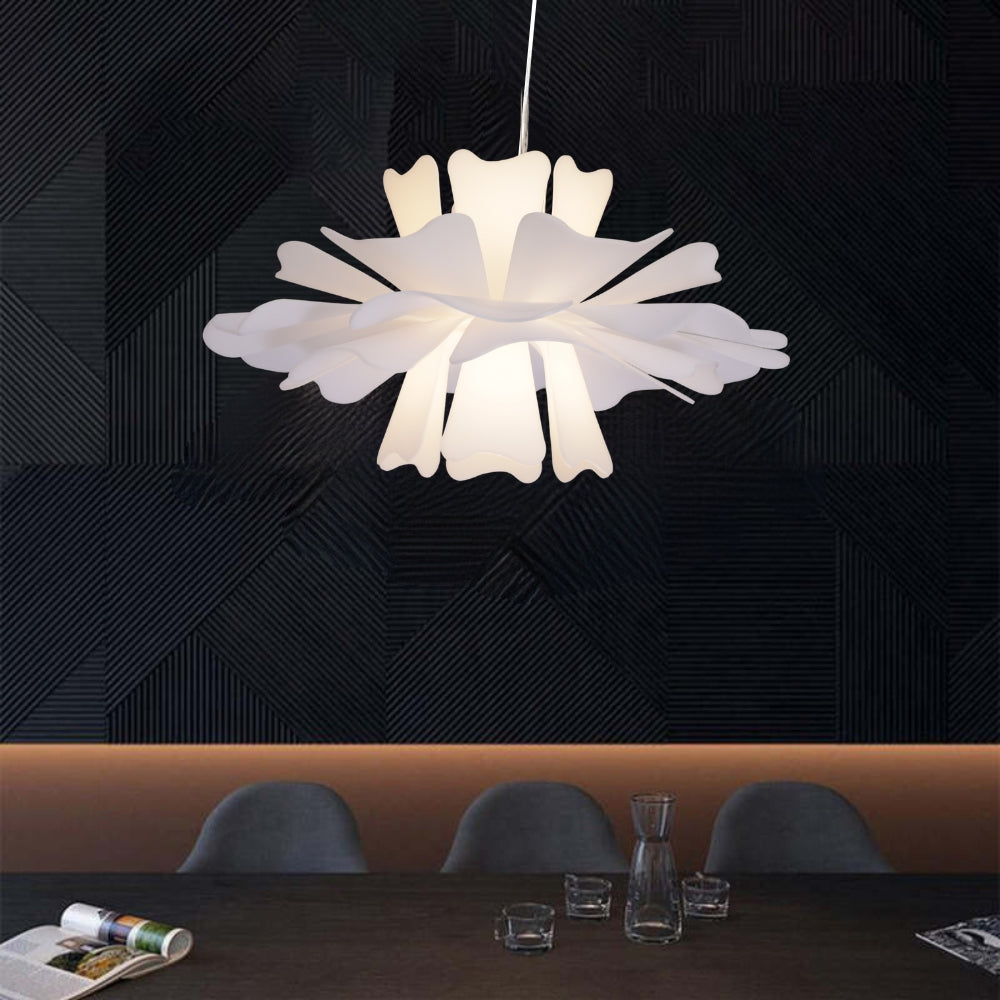 Eldor Elegant Flower Pendant Light White-Relic Pieces