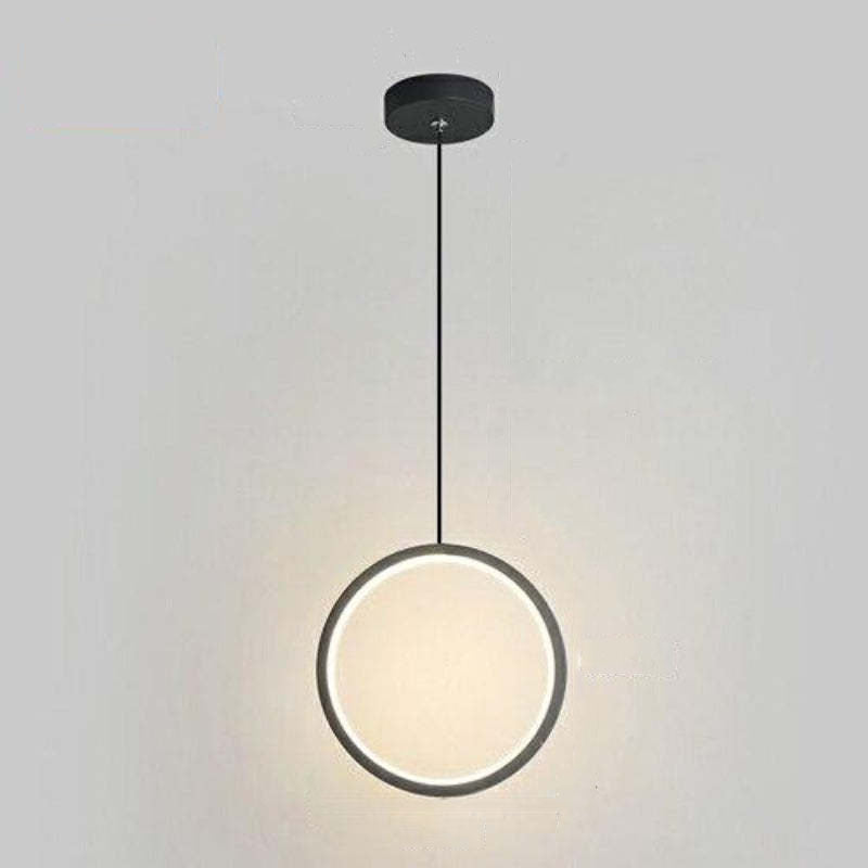 Kori Modern LED Pendant Light Black/White Living Room-Relic Pieces