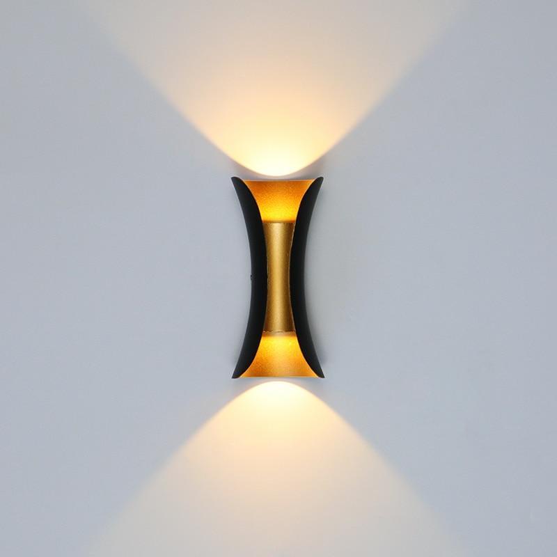 Calyxor Wall Lamp Curved Outdoor Wall Mounted LED-Relic Pieces