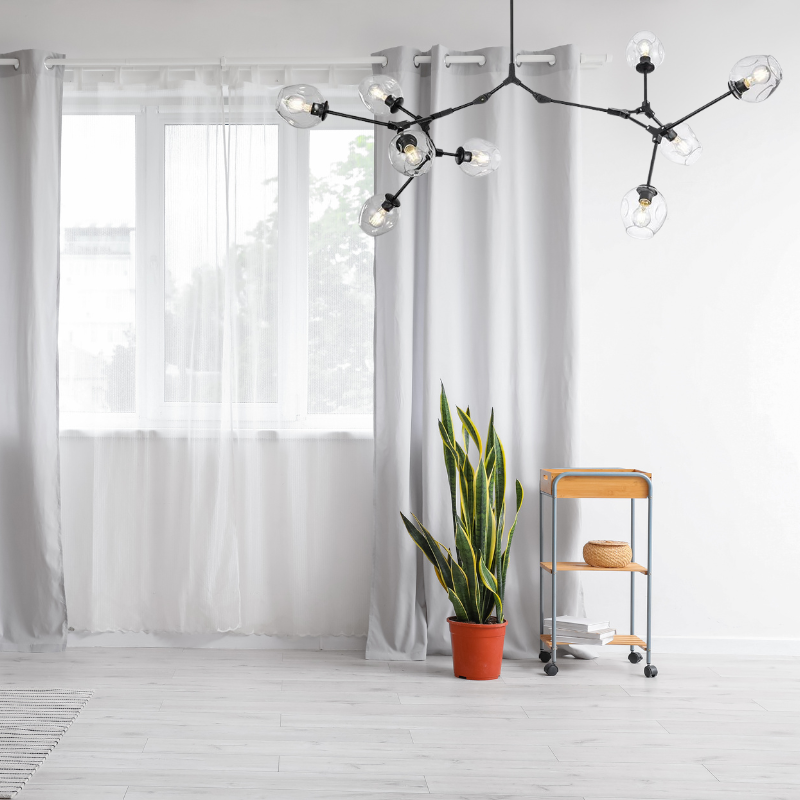 Zerin Nordic Modern Glass Pendant Light Clear Bubble-Relic Pieces