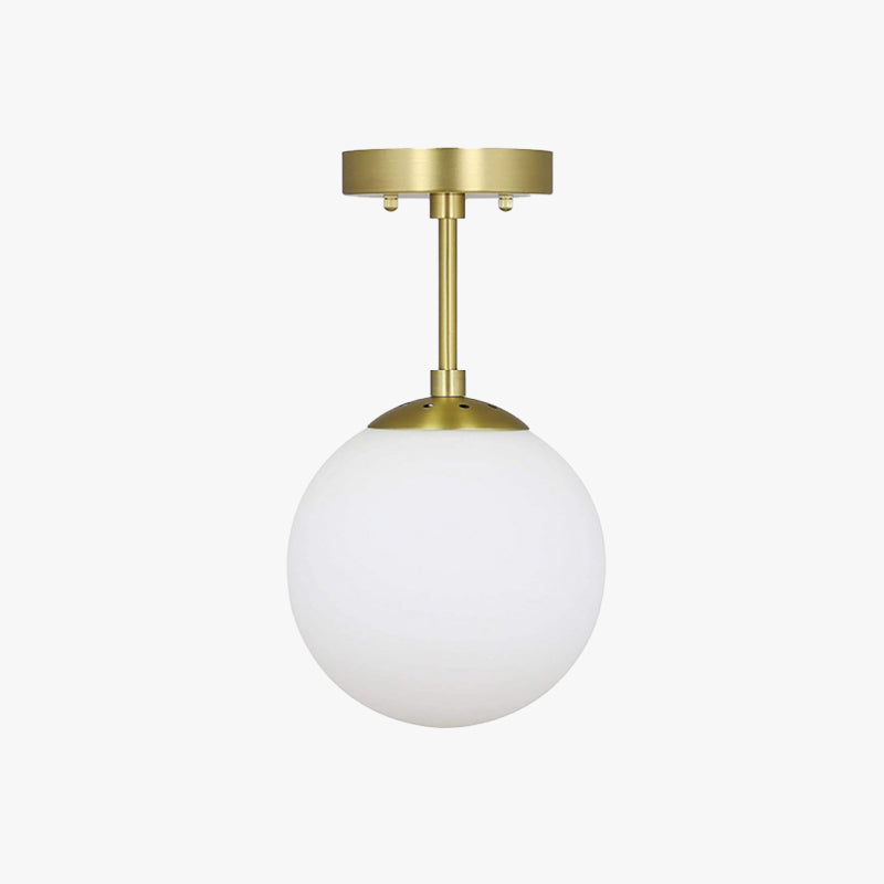 Malvo Ceiling Light Semi-Flush Mount Glass-Relic Pieces