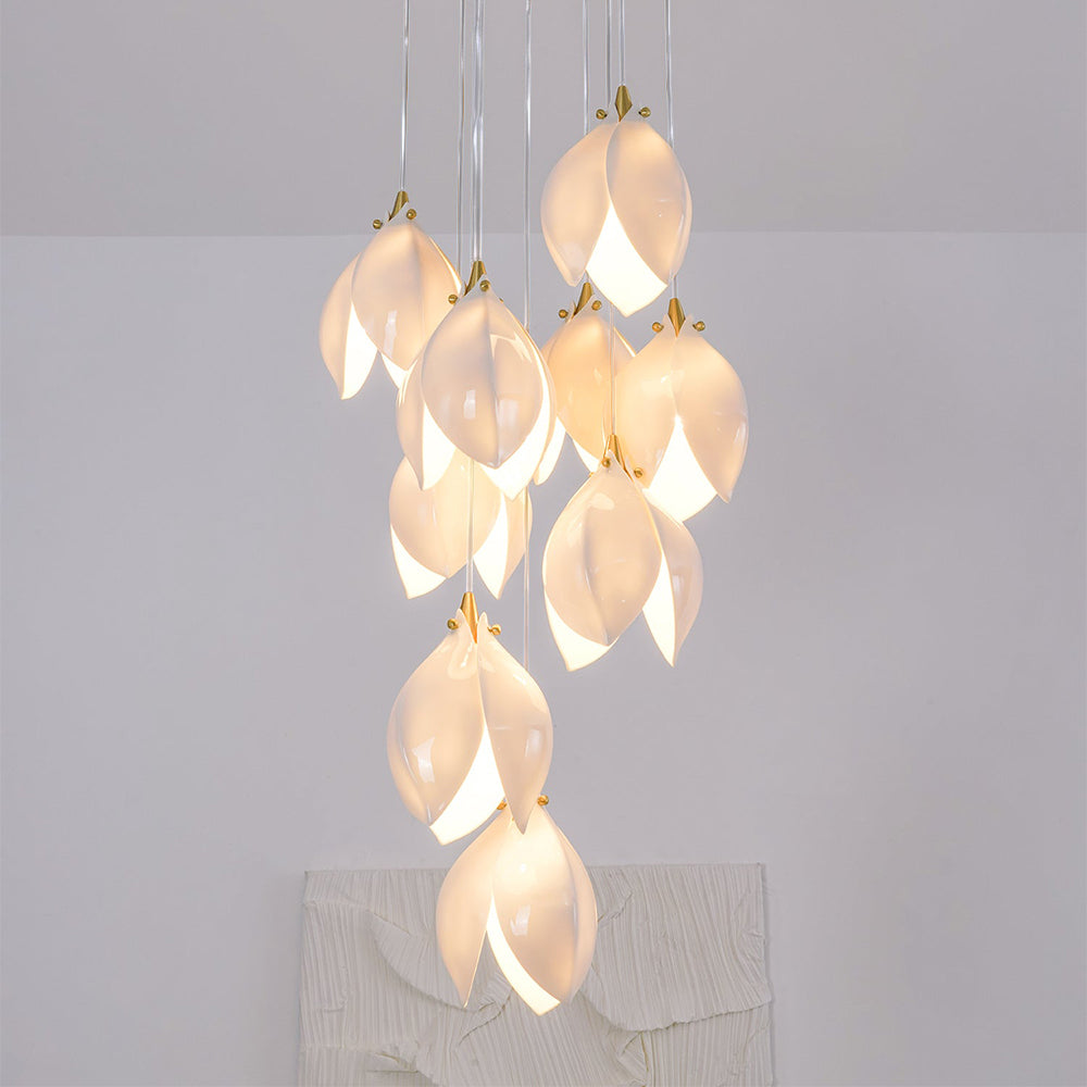 Bitopek Luxury Metal Ceramic Pendant Light Living Room Bedroom