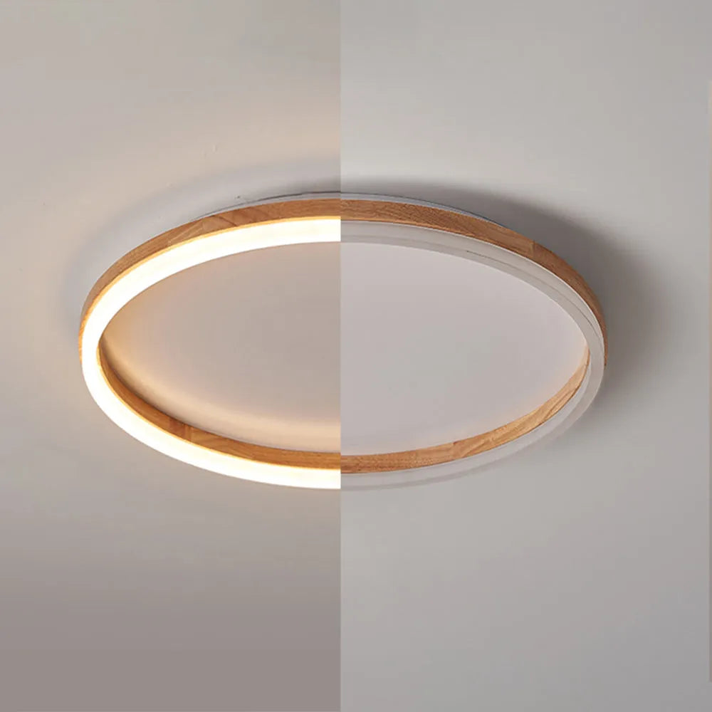 Solenor Ceiling Light Flush Mount Wood-Relic Pieces