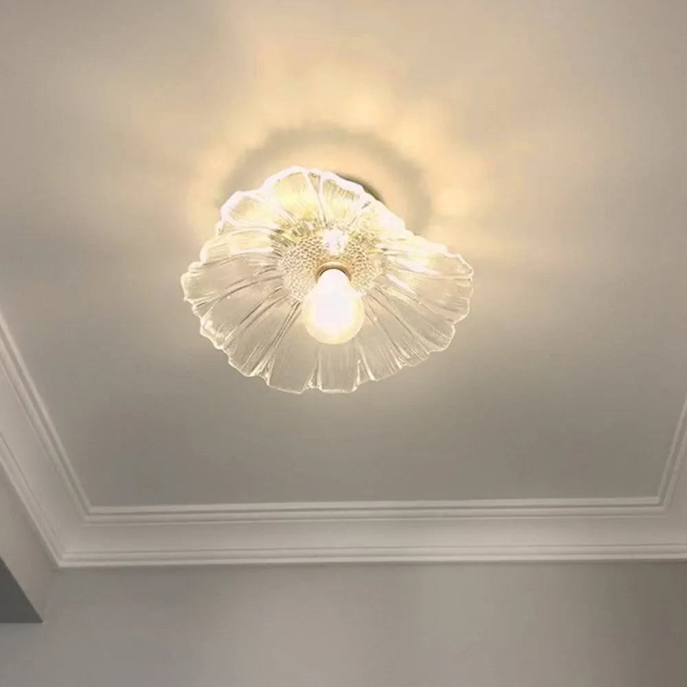 Lavor Flower Glass Ceiling/Pendant Light-Relic Pieces