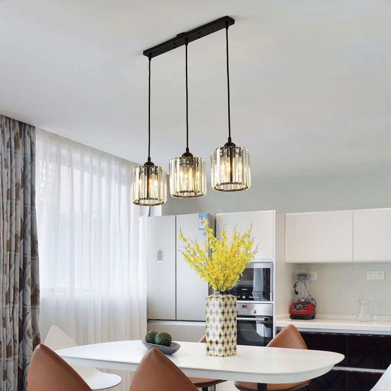Maruvo Pendant Light Modern Cluster Cylinder Glass-Relic Pieces