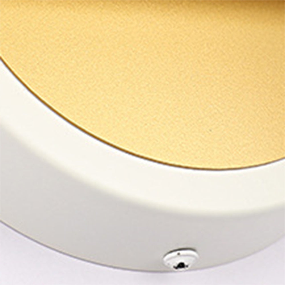 Jerepud Modern Deer Metal/ Wall Lamp, Gold & White, Bathroom