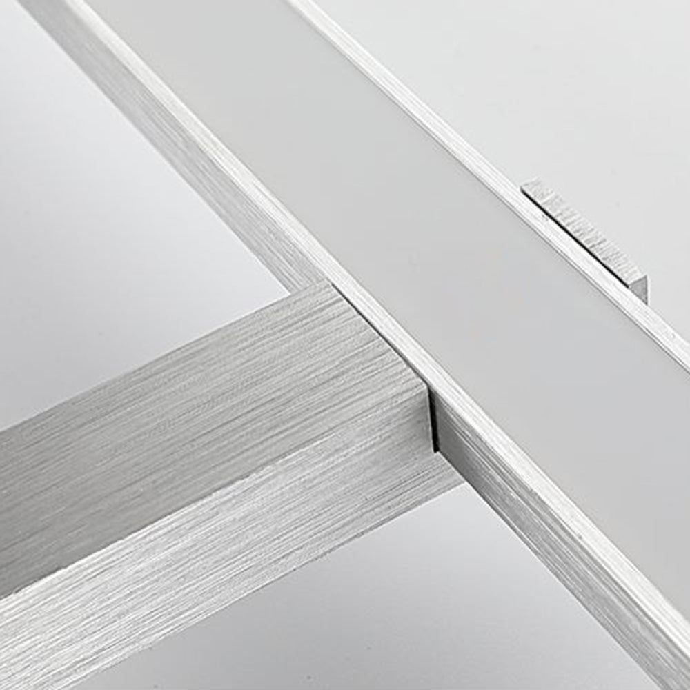 Belemus Nordic Linear Mirror Front Wall Lamp, Silver