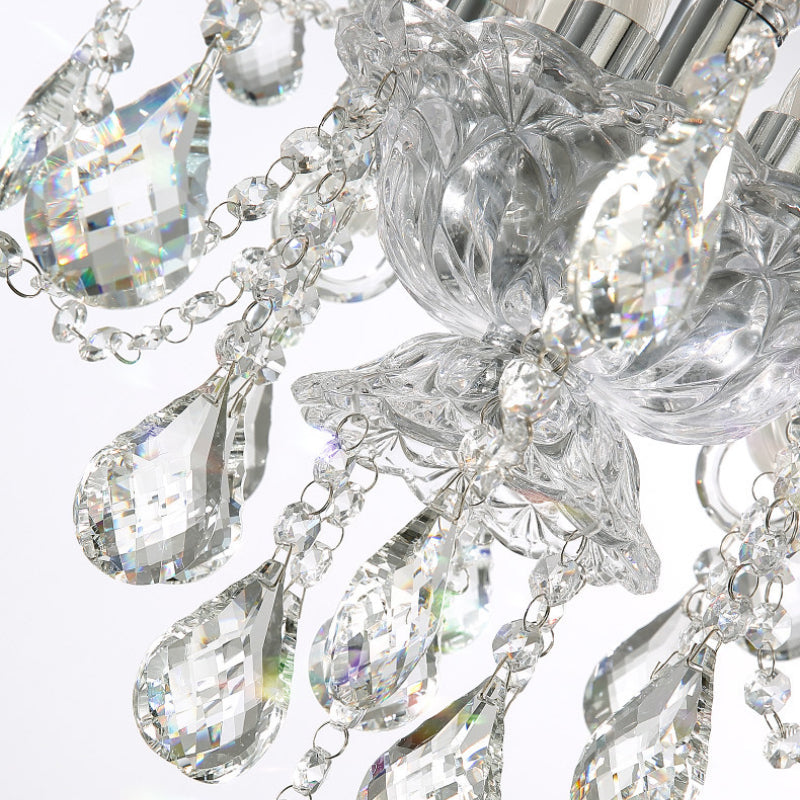 Kevasemu Chandelier French Crystal Living Room Dining Room