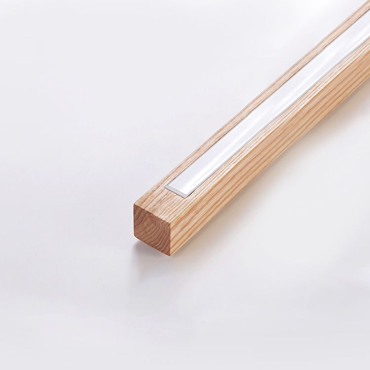 Keruras Minimalist Linear Nature Wooden Floor Lamp