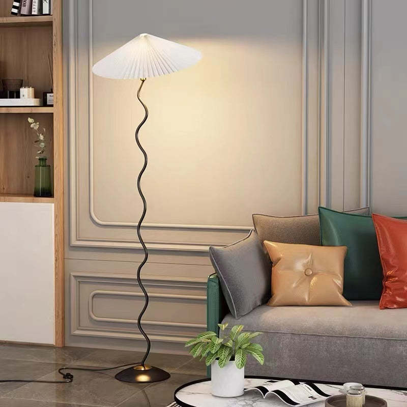 Kodesir Modern Mushroom Fabric Led Floor Lamp
