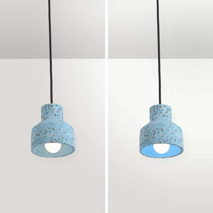 Leropus Pendant Light, Cement, Modern & Industrial, 4 Color