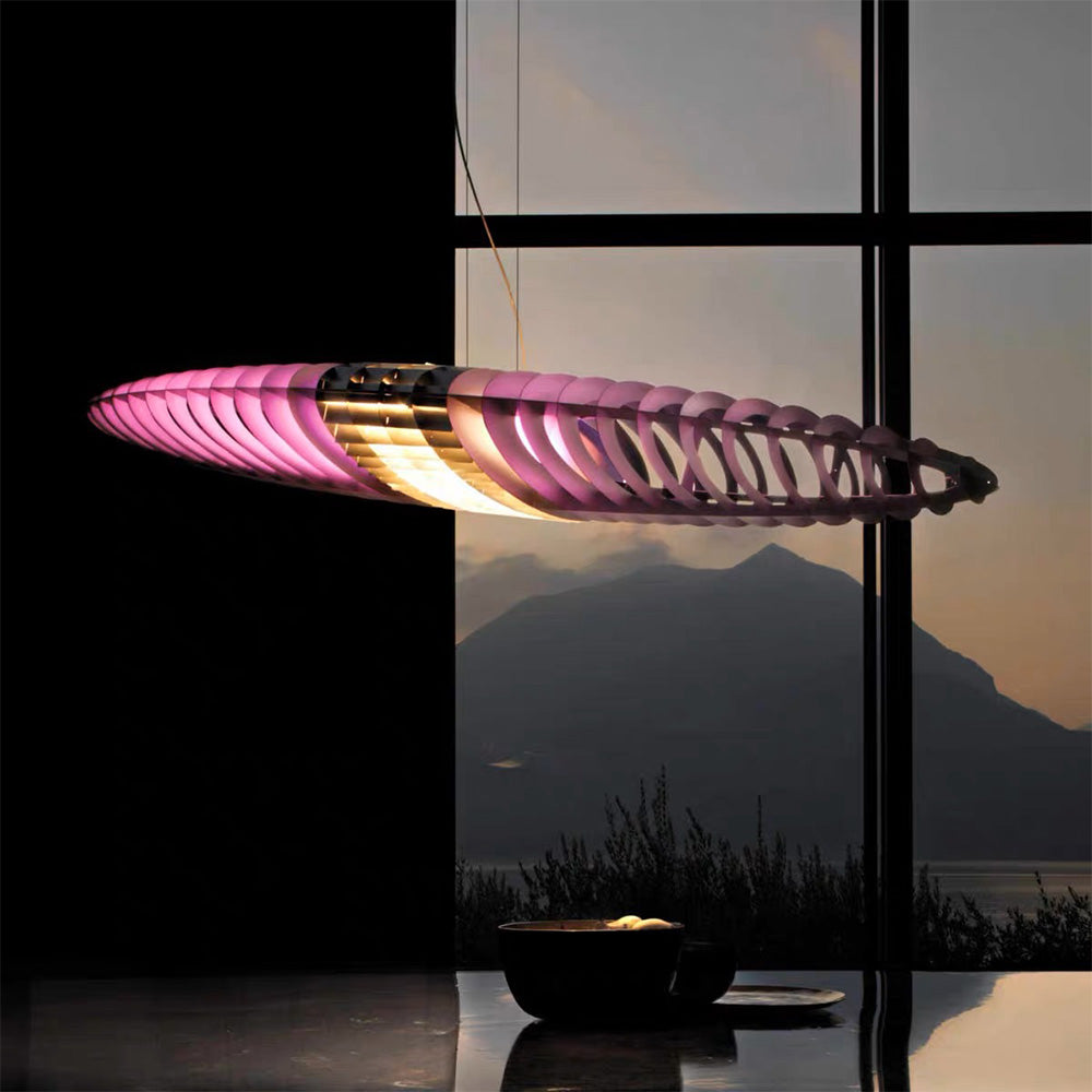 Nesosud Modern Stainless Steel Pendant Light, 4 Color