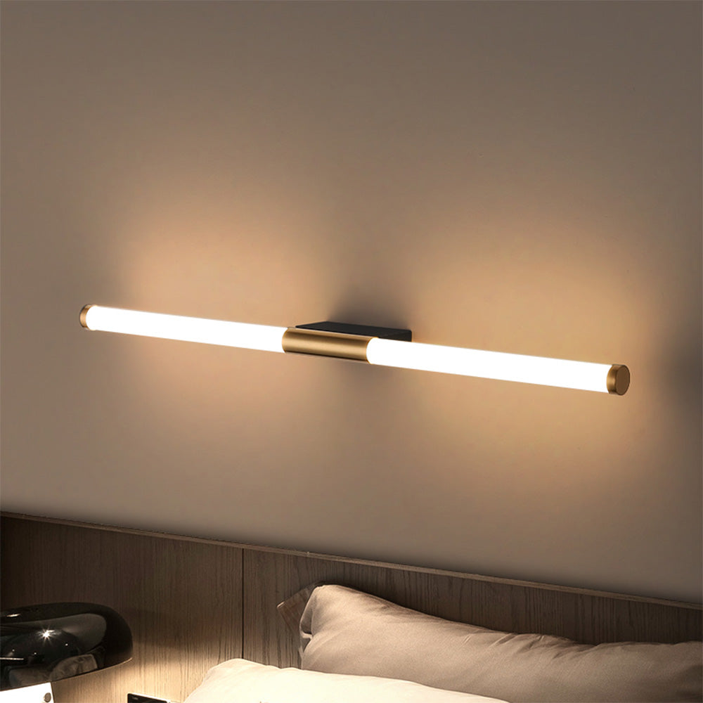Retiser Modern Linear Cooper White Mirror Front Wall Lamp