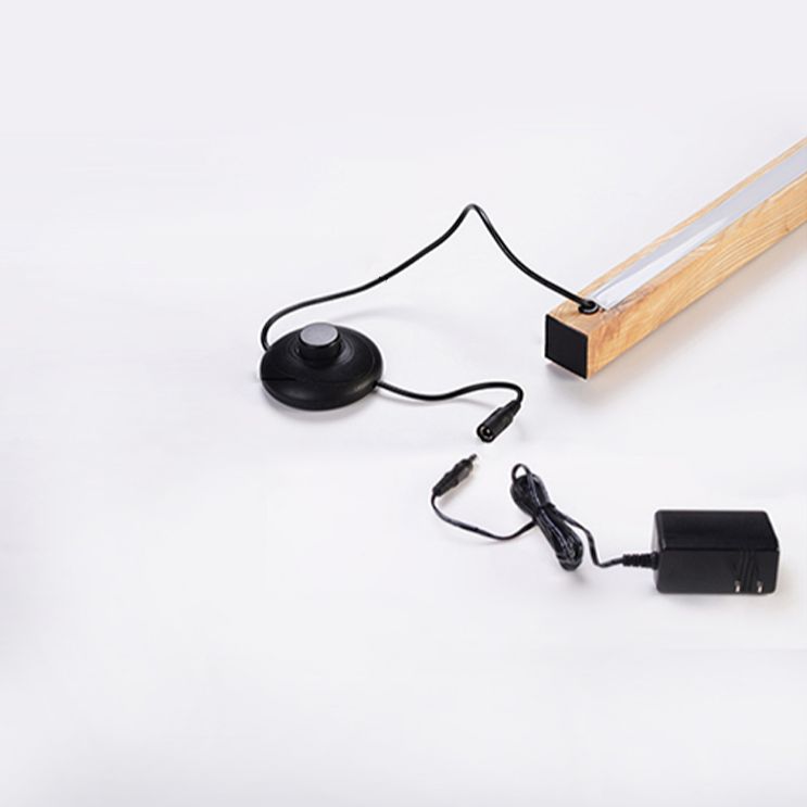 Keruras Minimalist Linear Nature Wooden Floor Lamp