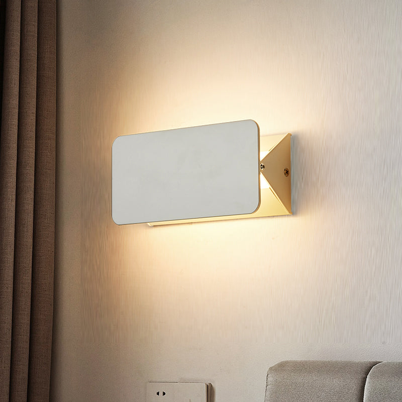 Nekugir LED Metal Indoor Wall Lamp Rotatable, White