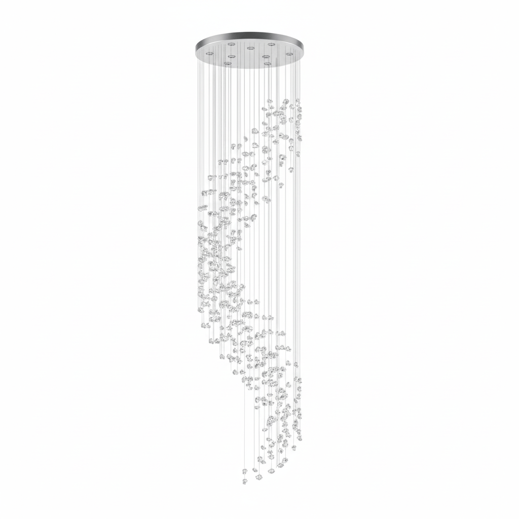 OreStone Grand Quartz Crystal Customize Chandelier