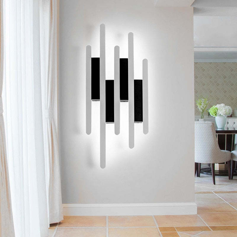 Bubemir Industrial Black & White Wall Lamp, 2 Styles