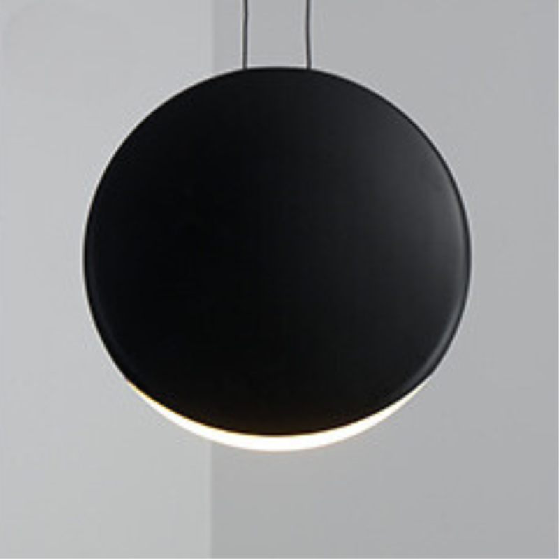 Gatusas Modern Pendant Light, Metal, Black/White/Green/Gray