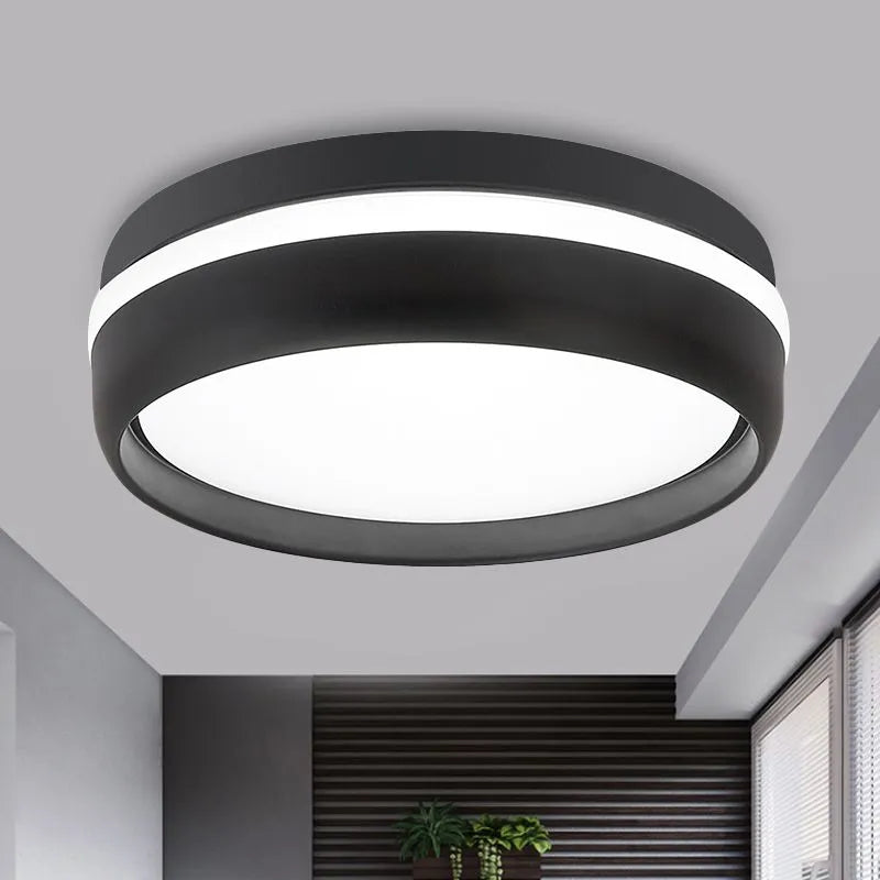 Lenior Ceiling Light Black Round-Relic Pieces