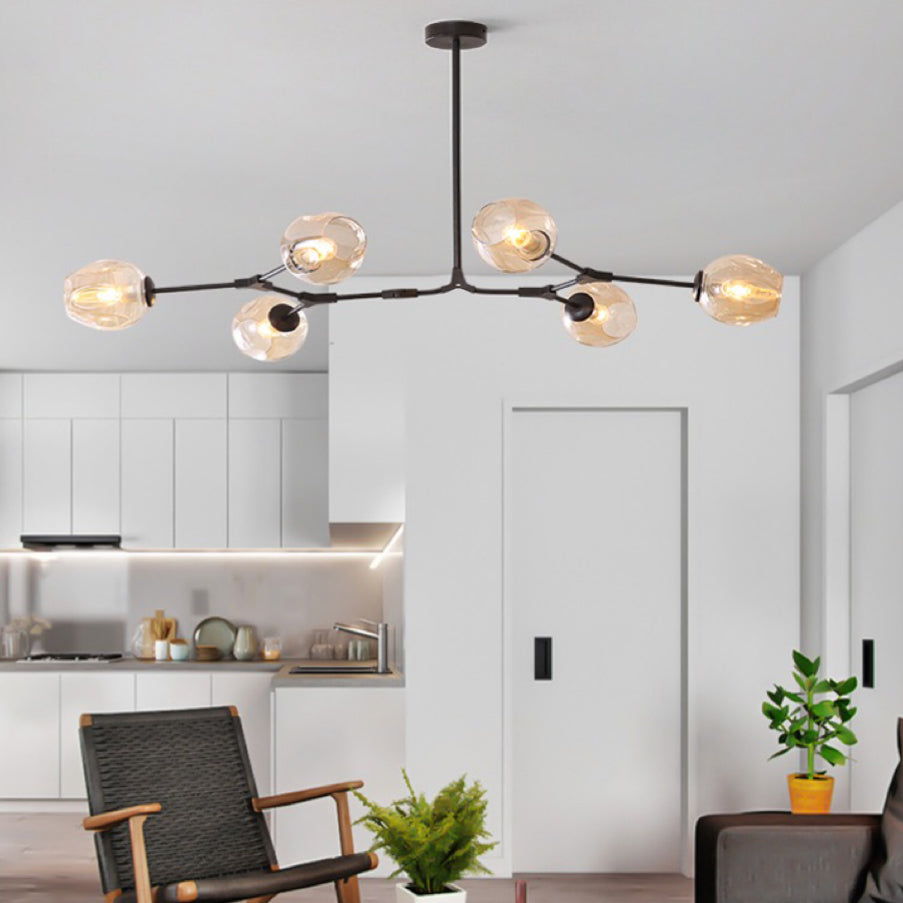 Zerin Nordic Modern Glass Pendant Light Clear Bubble-Relic Pieces