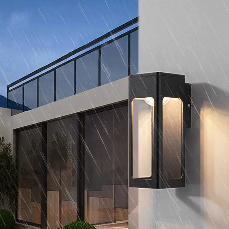 Teniq Modern Waterproof Minimalist Geometric Outdoor Wall Light-Relic Pieces