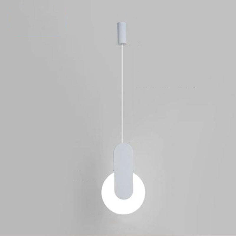 Kori Modern LED Pendant Light Black/White Living Room-Relic Pieces
