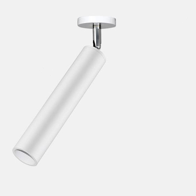 Nulures Modern Long Tube Spotlight, Metal, Black/White