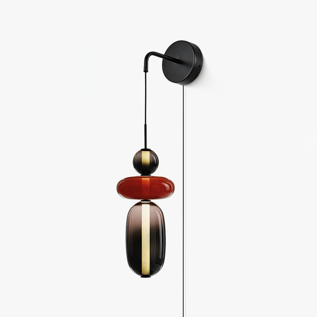Vesperine Candied Glass Plug-in Wall Light