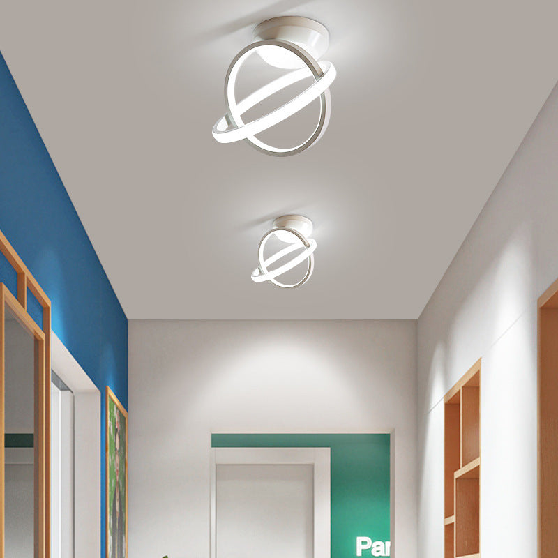 Dolakit Modern Globe Ceiling Lamp LED Corridor Decorative Lamp