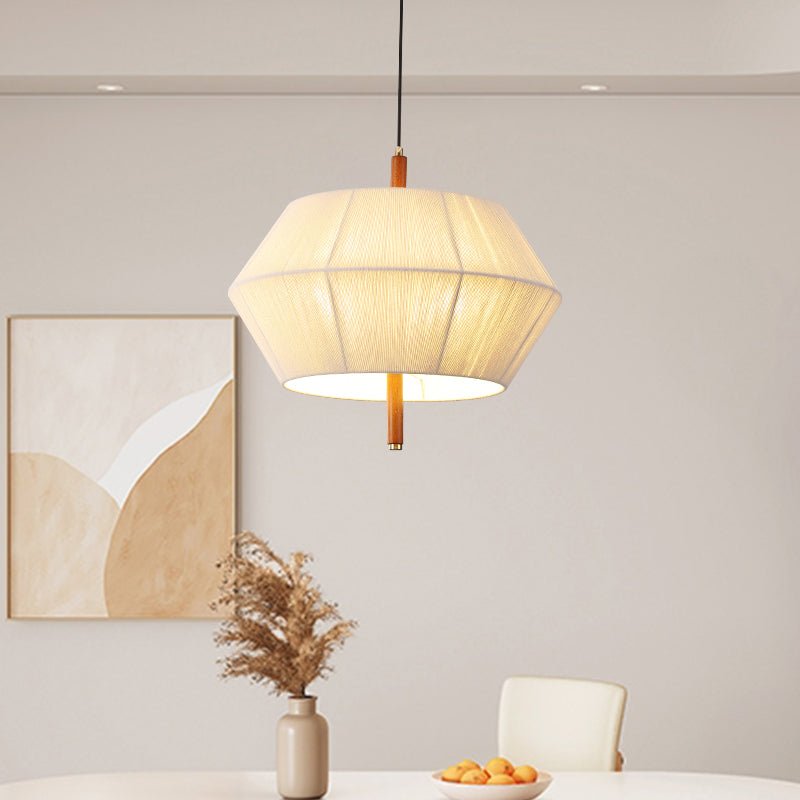 Serivia Linen Geometric Pendant Lamp