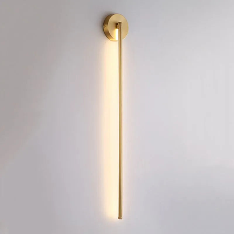 Dorina Wall Lamp Modern Linear &Silica Gel Gold-Relic Pieces