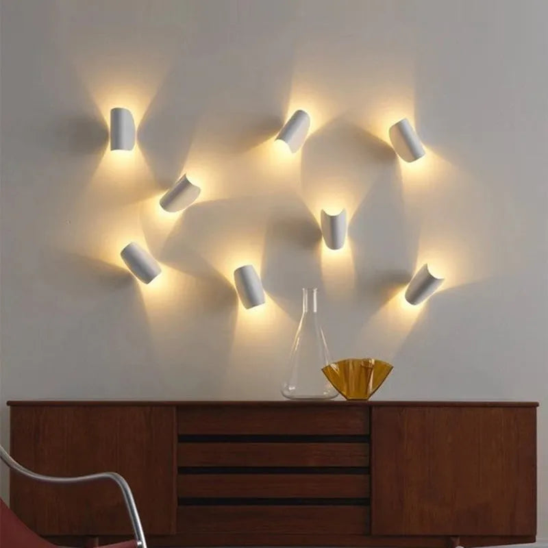 Kio LED Wall Reading Lamp 360° Rotatable, Bedside & Living Room-Relic Pieces