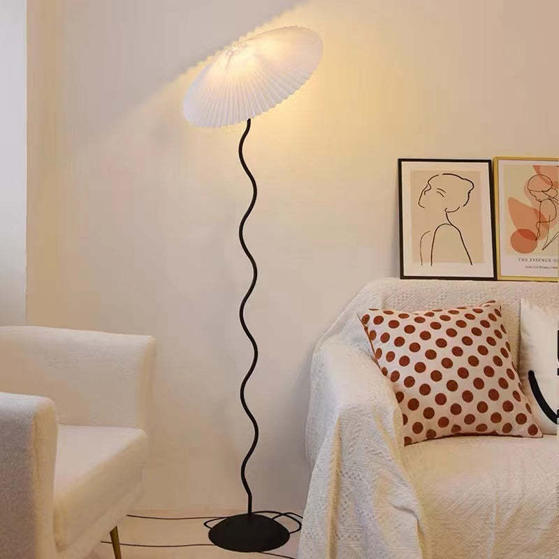 Kodesir Modern Mushroom Fabric Led Floor Lamp