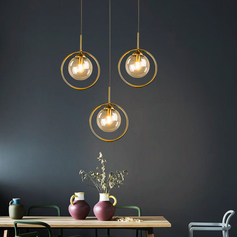Neo Glass Pendant Light with a Ring-Relic Pieces