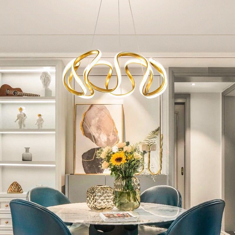 Evren Modern Irregular Flower Pendant Light, 3 Colors-Relic Pieces