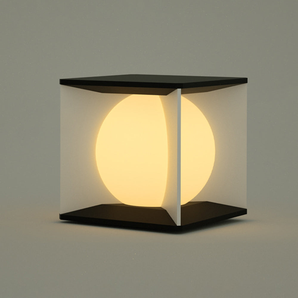 Sonotak Modern Moon Outdoor Pier-Mount Pillar Light