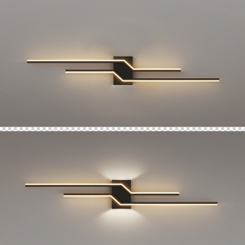 Batinem Minimalist Linear Metal Vanity Wall Light