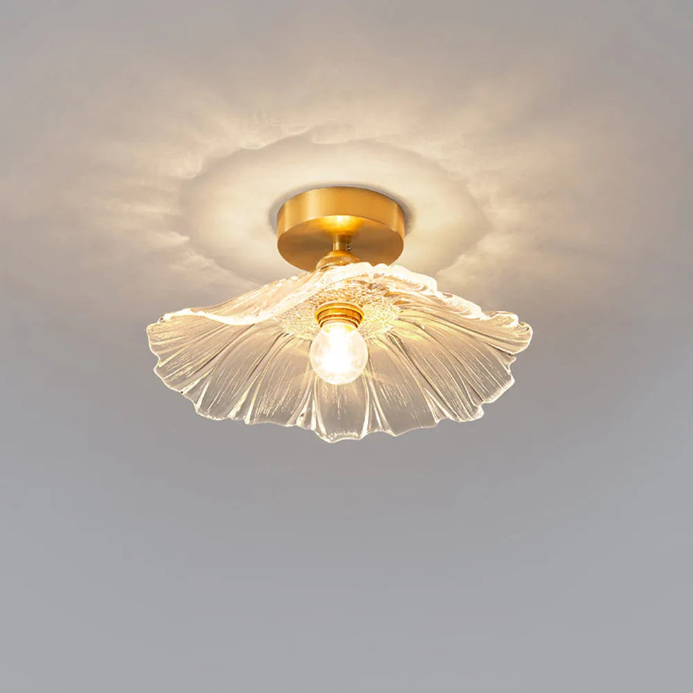 Lavor Flower Glass Ceiling/Pendant Light-Relic Pieces
