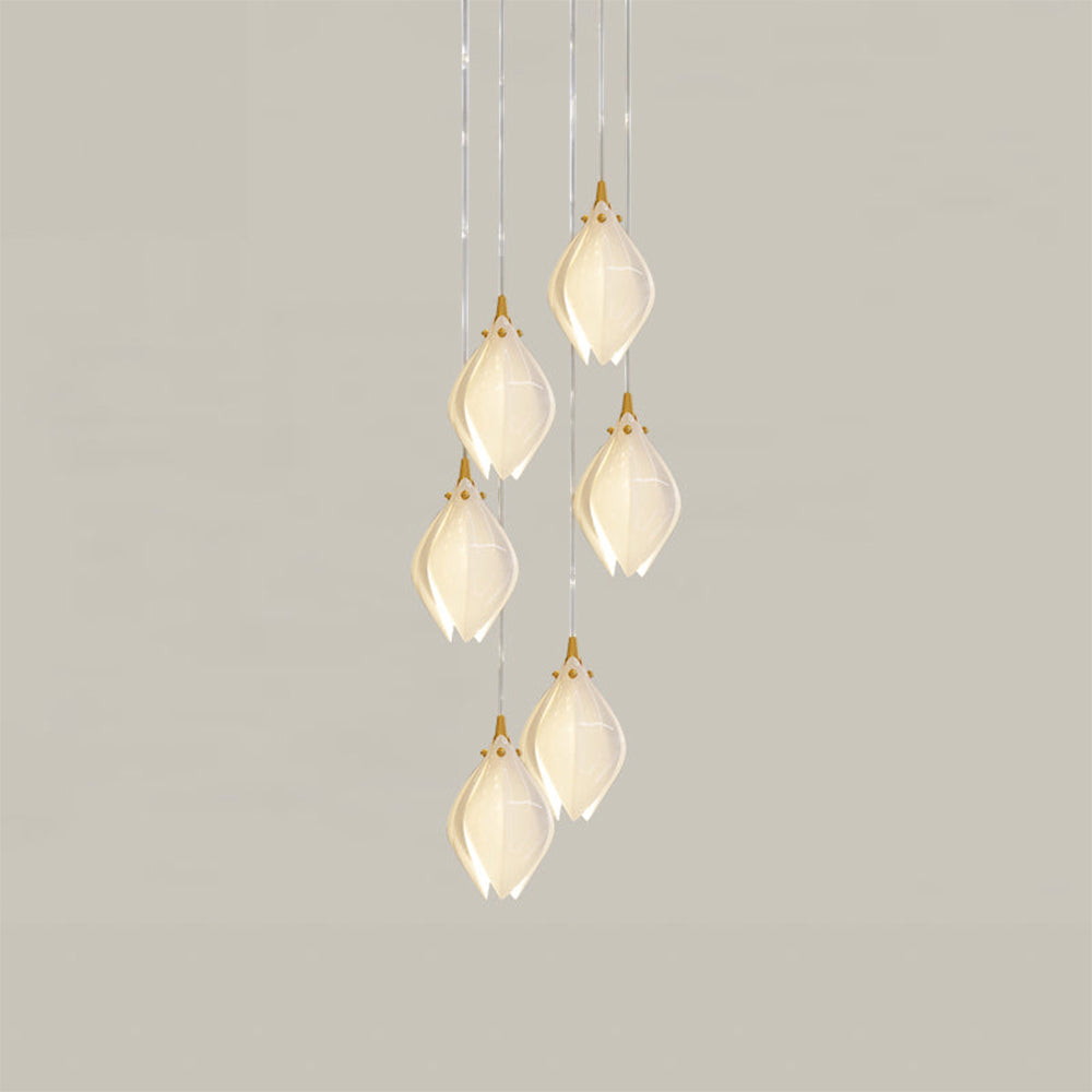 Bitopek Luxury Metal Ceramic Pendant Light Living Room Bedroom