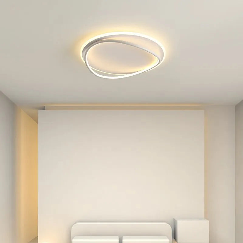 Tavogot Minimalist Ring Modernom Flush Mount Ceiling Light